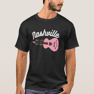 Camiseta Nashville Country Music City Viagem de Meninas 202