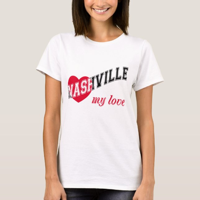 Camiseta Nashville meu amor (Frente)