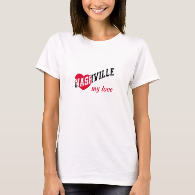 Camiseta Nashville meu amor (Frente)