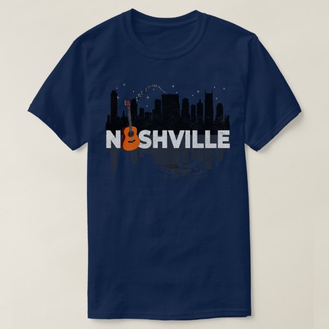 Camiseta Nashville Music City Nashville Country Music Nashv (Frente do Design)