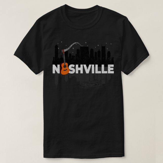 Camiseta Nashville Music City Nashville Country Music Nashv (Frente do Design)