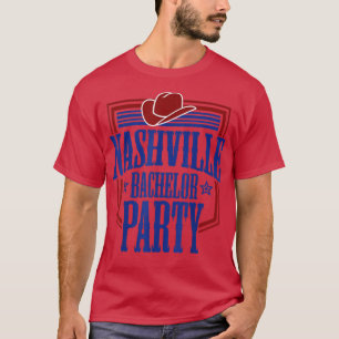 Camiseta Nashville Solteiro Stag Party - Casamento de noivo