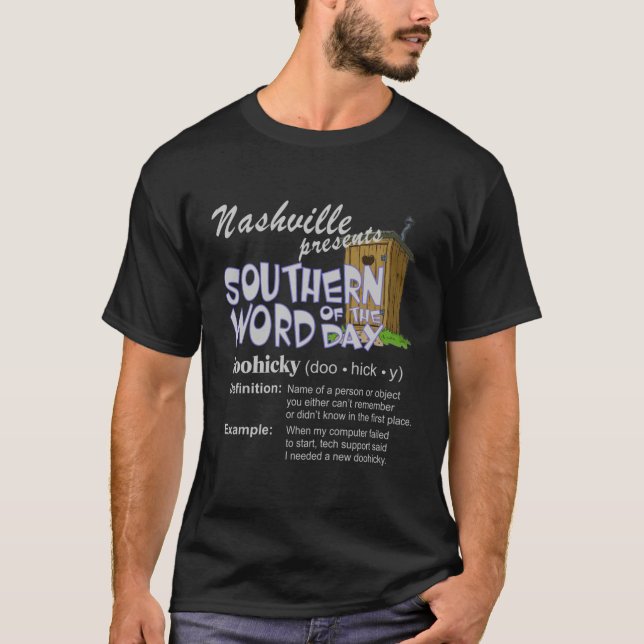 Camiseta Nashville Word of the Day - Doohicky (Frente)