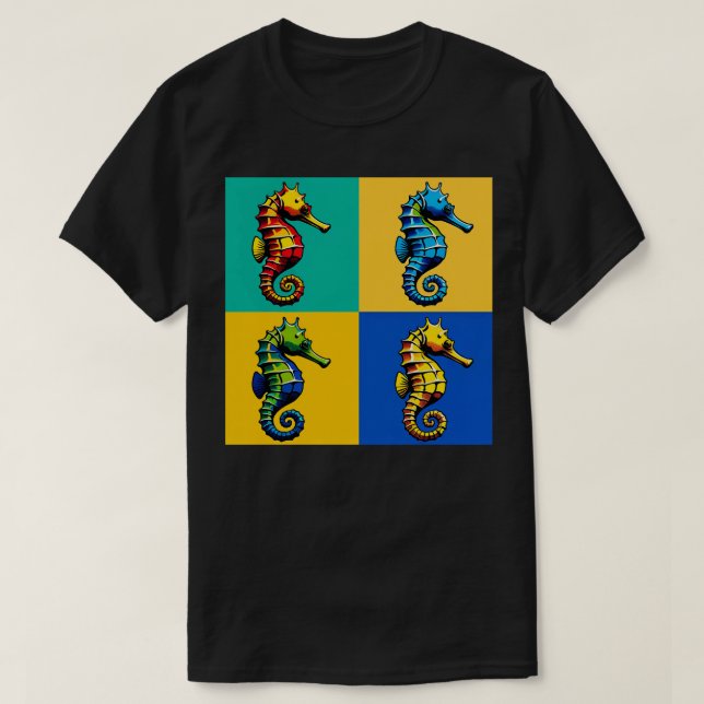 Camiseta Naso Seacavalo Art Trendy Marine Life (Frente do Design)