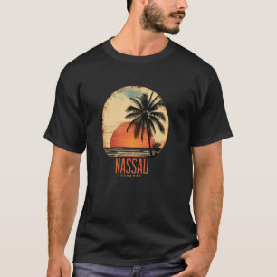 Camiseta Nassau Bahamas Caribe Férias na Praia Palmeira
