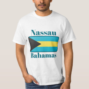 Camiseta Nassau Bahamas Flag