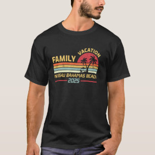 Camiseta Nassau Bahamas Praia Férias em Família 2025 Combin