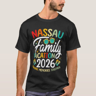 Camiseta Nassau Bahamas Praia Férias em Família 2026 Combin