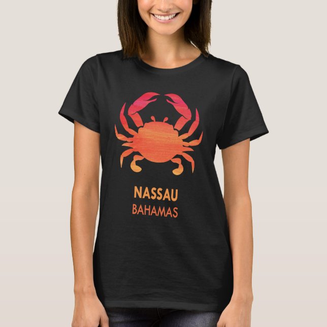 Camiseta Nassau Bahamas Souvenir (Frente)