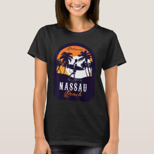Camiseta Nassau Bahamas Souvenir Viagem Vintage Beach