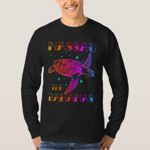 Camiseta Nassau Bahamas Tartaruga Marinha Bahamas Lembranç