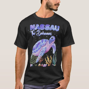Camiseta Nassau Bahamas Tartaruga Marinha Snorkel Mergulho