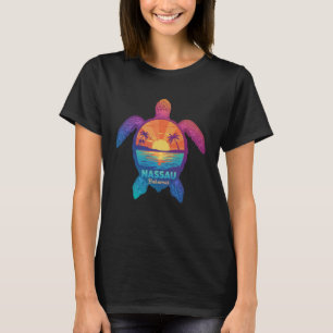 Camiseta Nassau Bahamas Tie Dye Tartaruga Marinha Praia Bah