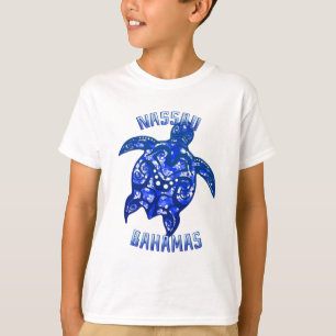 Camiseta Nassau Bahamas Vacante Tartaruga Tribal