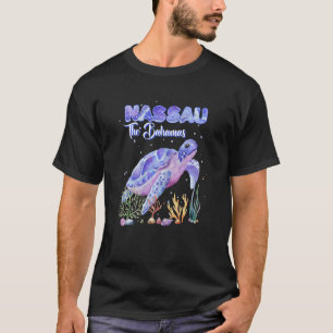 Camiseta Nassau Mulheres As Tartarugas Marinhas Bahamas Sno