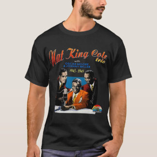 Camiseta Nat King Cole Nathaniel Adams Coles Singer America