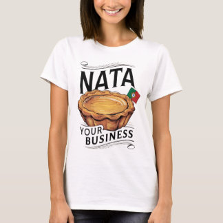 Camiseta Nata Sua Empresa" Bandeira Portuguesa T-Shirt