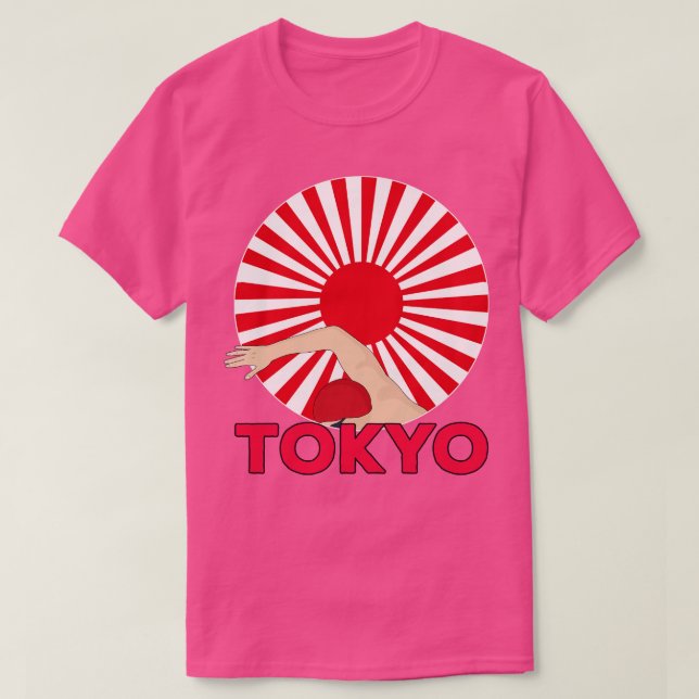 Camiseta Natação (Frente do Design)