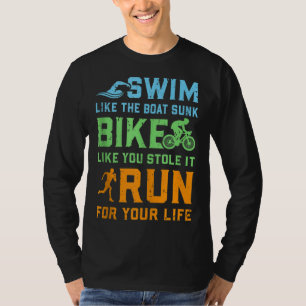 Camiseta Natação Bike Run - Triathlete Triathlon Competitio