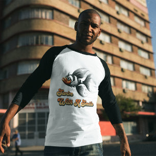 Camiseta Natação Com Sorriso