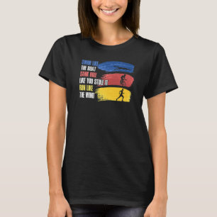 Camiseta Natação Como O Triatlo Do Tanque Do Barco