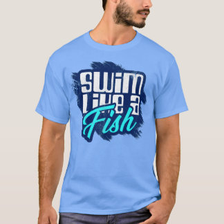 Camiseta Natação Como Um Peixe