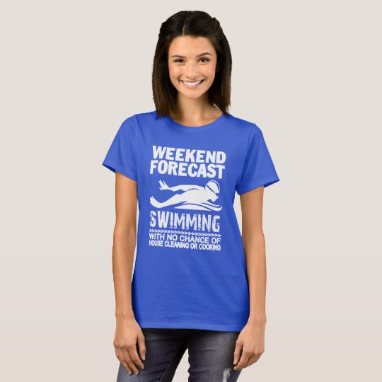 CAMISETA NATAÇÃO DA PREVISÃO DO FIM DE SEMANA