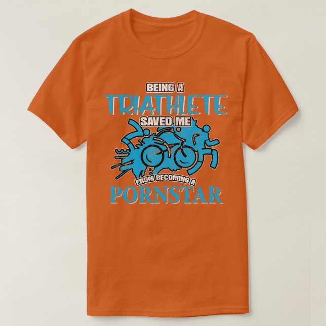Camiseta Natação de bicicleta Triathlon Hobby Game Gift 16 (Frente do Design)
