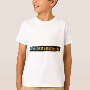 Camiseta Natação de bicicleta, Triathlon legal design