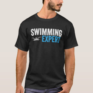 Camiseta Natação desportiva da equipe Swimmer