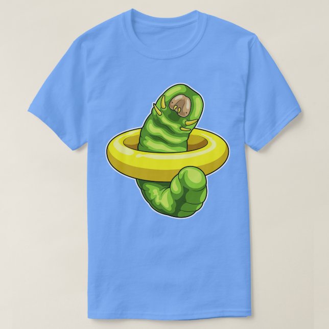 Camiseta Natação em Lagarta (Frente do Design)