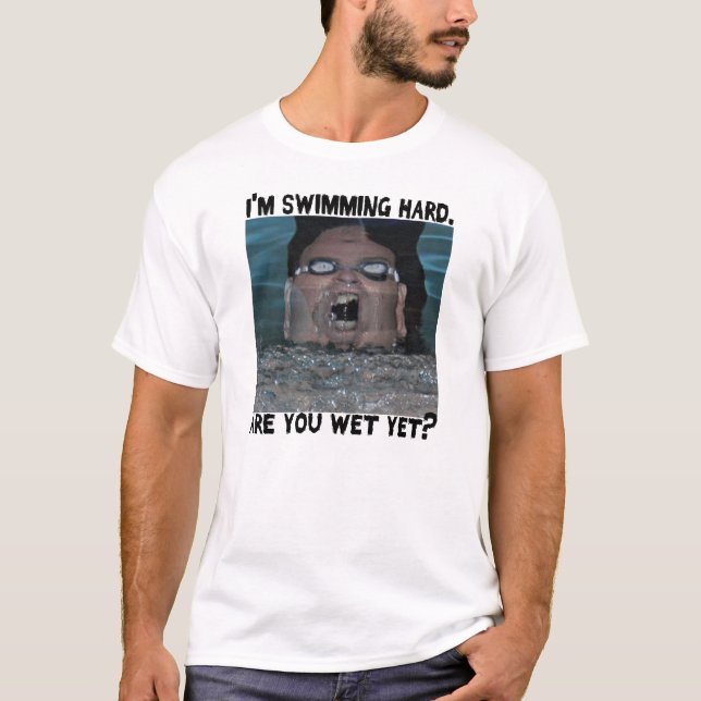 Camiseta Natação engraçada (Frente)