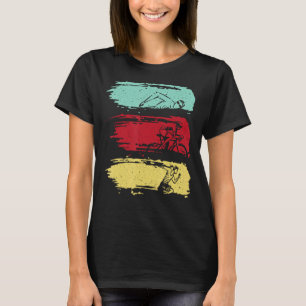 Camiseta Natação Engraçado Triathlon Corre Homens Triathlet