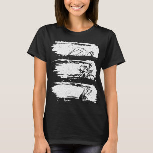 Camiseta Natação Engraçado Triathlon Run Design Men Tri