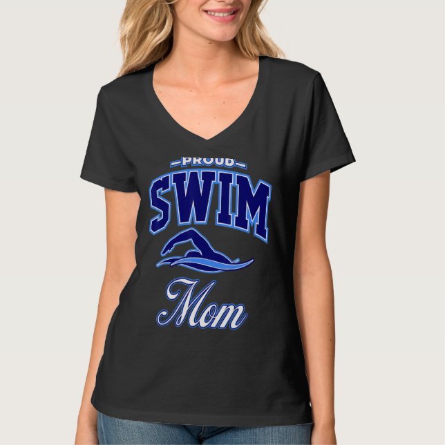 Camiseta Natação Mãe (Frente)