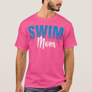 Camiseta Natação Mãe Nadando Água Nadadora