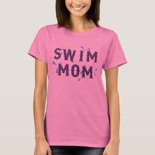 Camiseta Natação Mãe T-Shirt