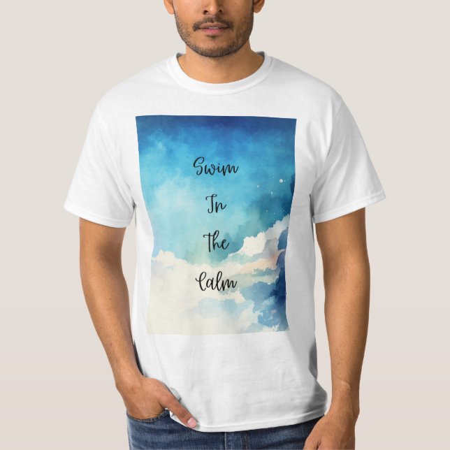 Camiseta Natação Na Calma (Frente)
