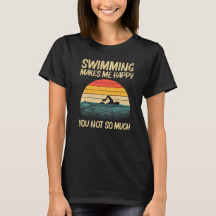 Camiseta Natação Para Mulheres Nadadoras Natação Professora