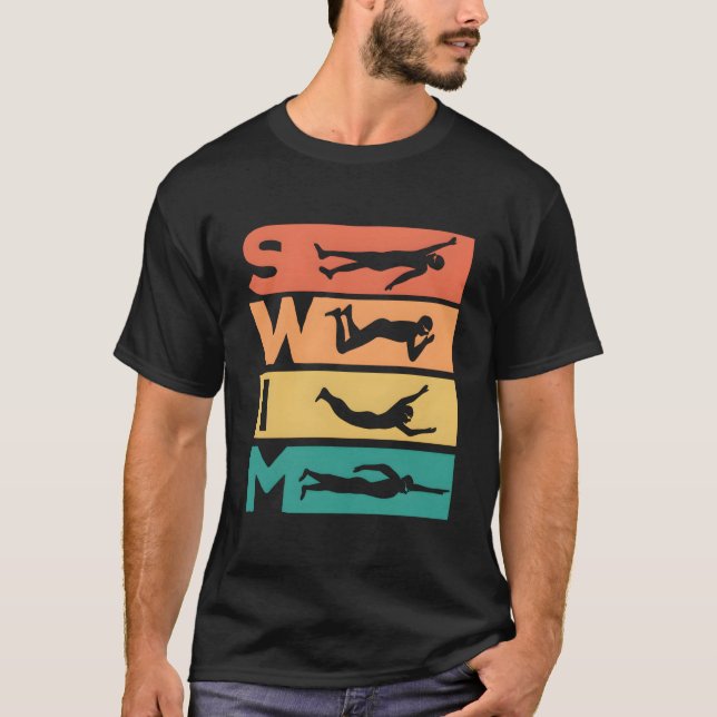 Camiseta Natação Para Nadadores (Frente)