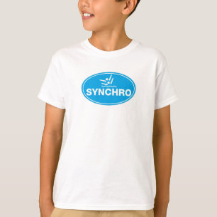 Camiseta Natação sincronizada do T-SHIRT do MIÚDO - íco