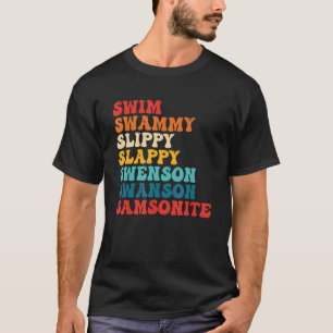 Camiseta Natação Swammi Slippy Slappy Swenson Swanson Samso