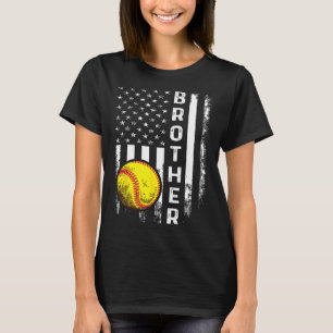 Camiseta Natais vintages De Bandeira Da América Do Irmão So