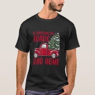 Camiseta Natal 1224 Árvore de Natal Noite Santa Papai Noel