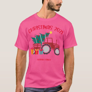 Camiseta Natal 2021 Família Alvarado Nome Correspondente Tr