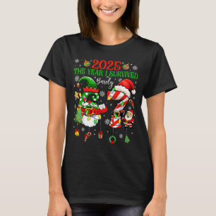 Camiseta Natal 2025 O Ano em que Mal Sobrevivi Seis Sete