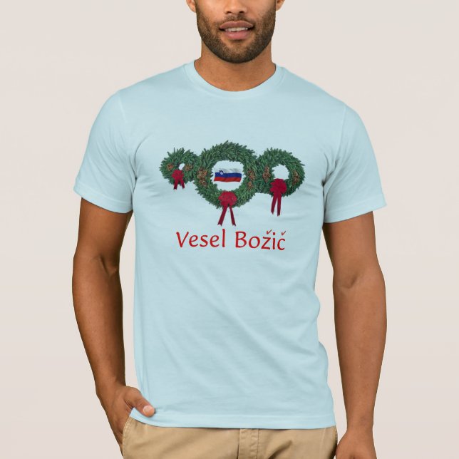 Camiseta Natal 2 de Slovenia (Frente)