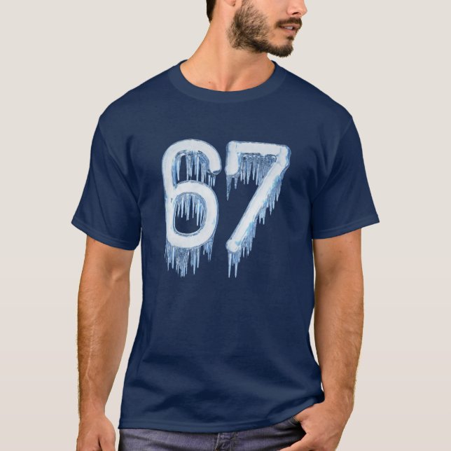 Camiseta Natal 67 Piada Meme Geração Z Seis Sete (Frente)