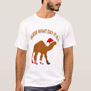 Camiseta Natal Adivinhem Que Dia É Engraçado