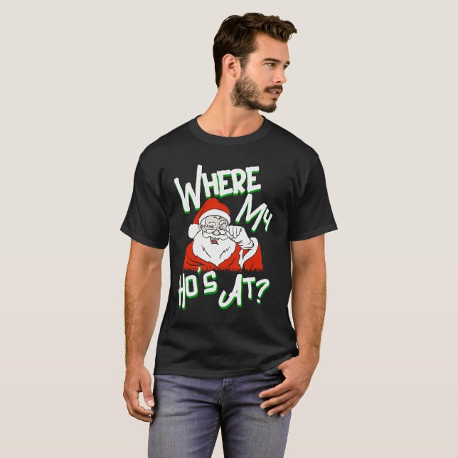 Camiseta Natal adulto engraçado (Frente Completa)